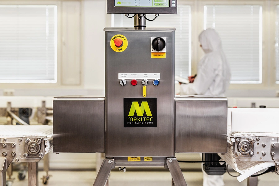 X-ray inspection system for dairy products